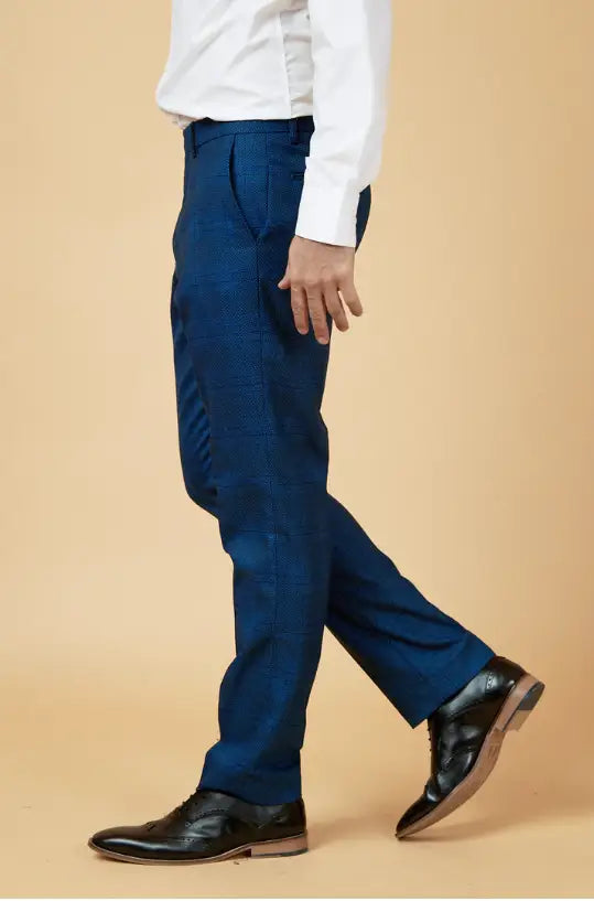 2-dielny oblek - námornícky pánsky kostým - kontrola Jerry blue suit 2pc