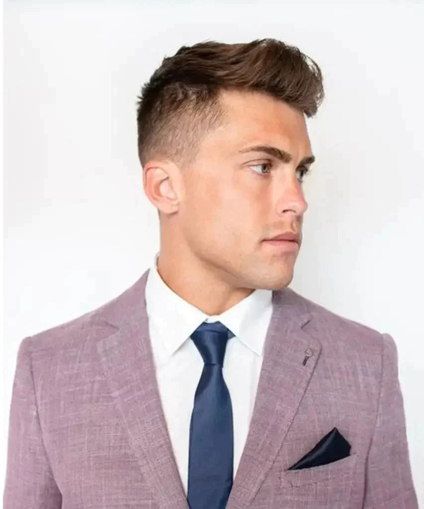 2-dielny oblek - pánsky slim fit kostým - Cavani lilac suit 2pc
