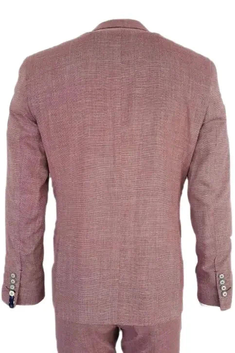Trojdielny oblek Cavani v lilac farbe so slim fit strihom.