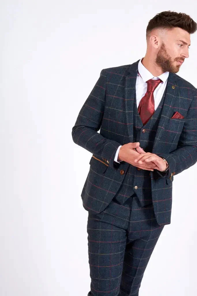 Trojdielny oblek Tweed Eton - trojdielny oblek