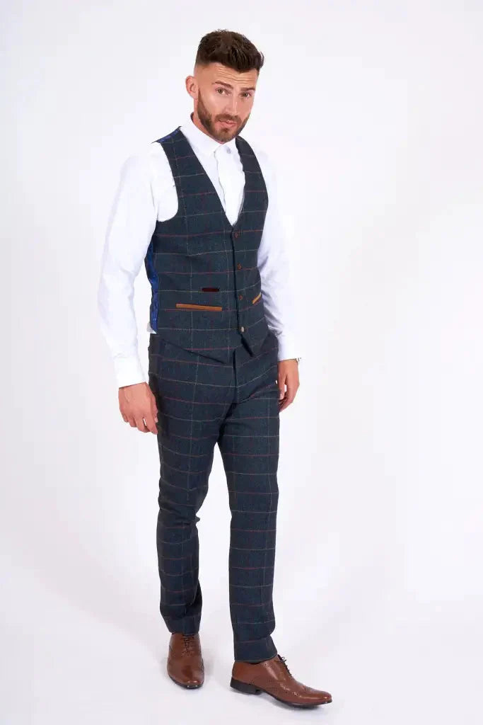 Trojdielny oblek Tweed Eton - trojdielny oblek