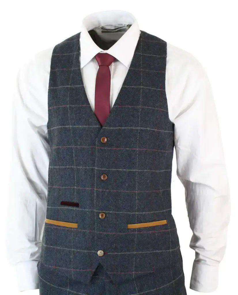 Trojdielny oblek Tweed Eton - trojdielny oblek