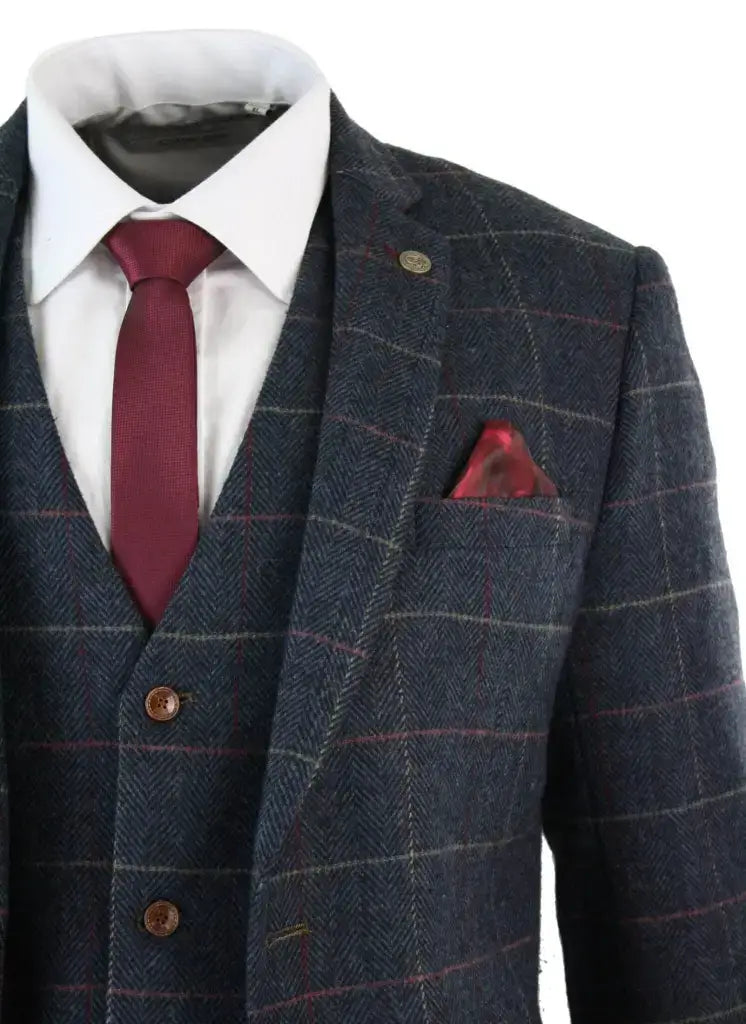 Trojdielny oblek Tweed Eton - trojdielny oblek