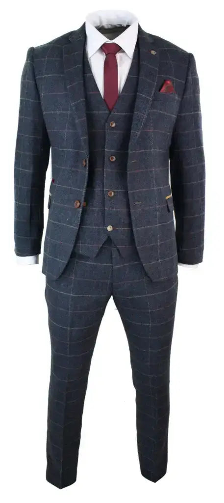 Trojdielny oblek Tweed Eton - trojdielny oblek