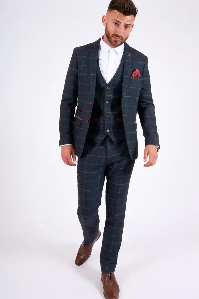 Trojdielny oblek Tweed Eton - trojdielny oblek