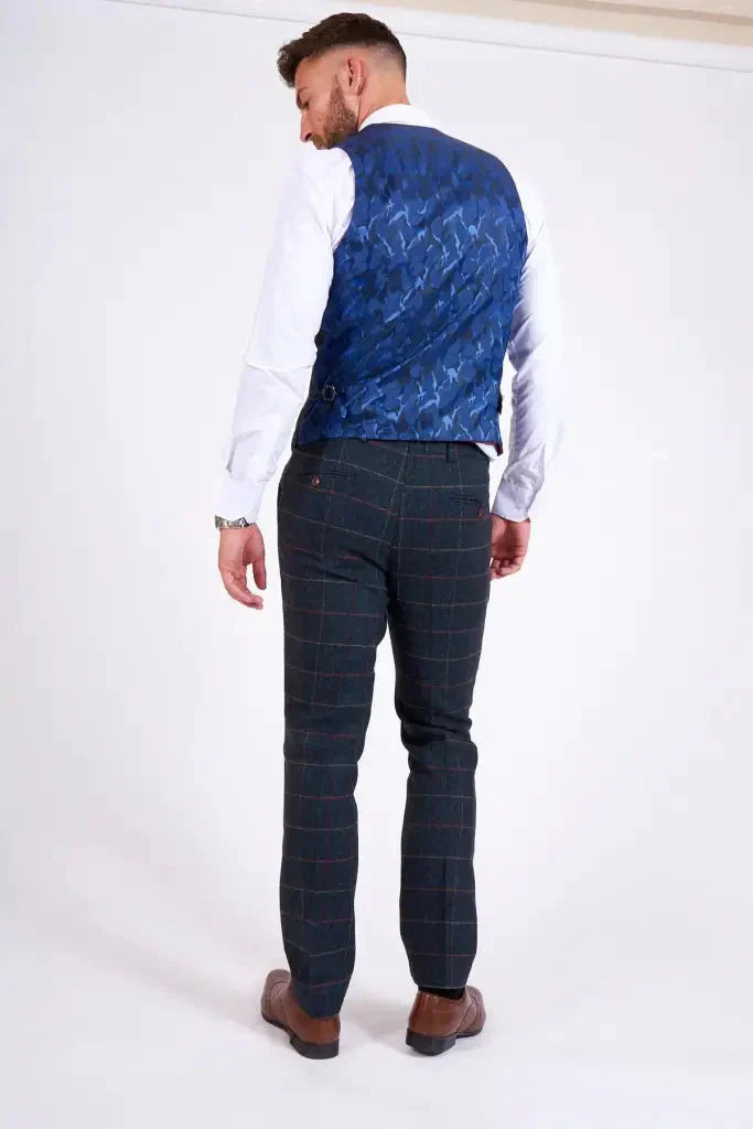 Trojdielny oblek Tweed Eton - trojdielny oblek