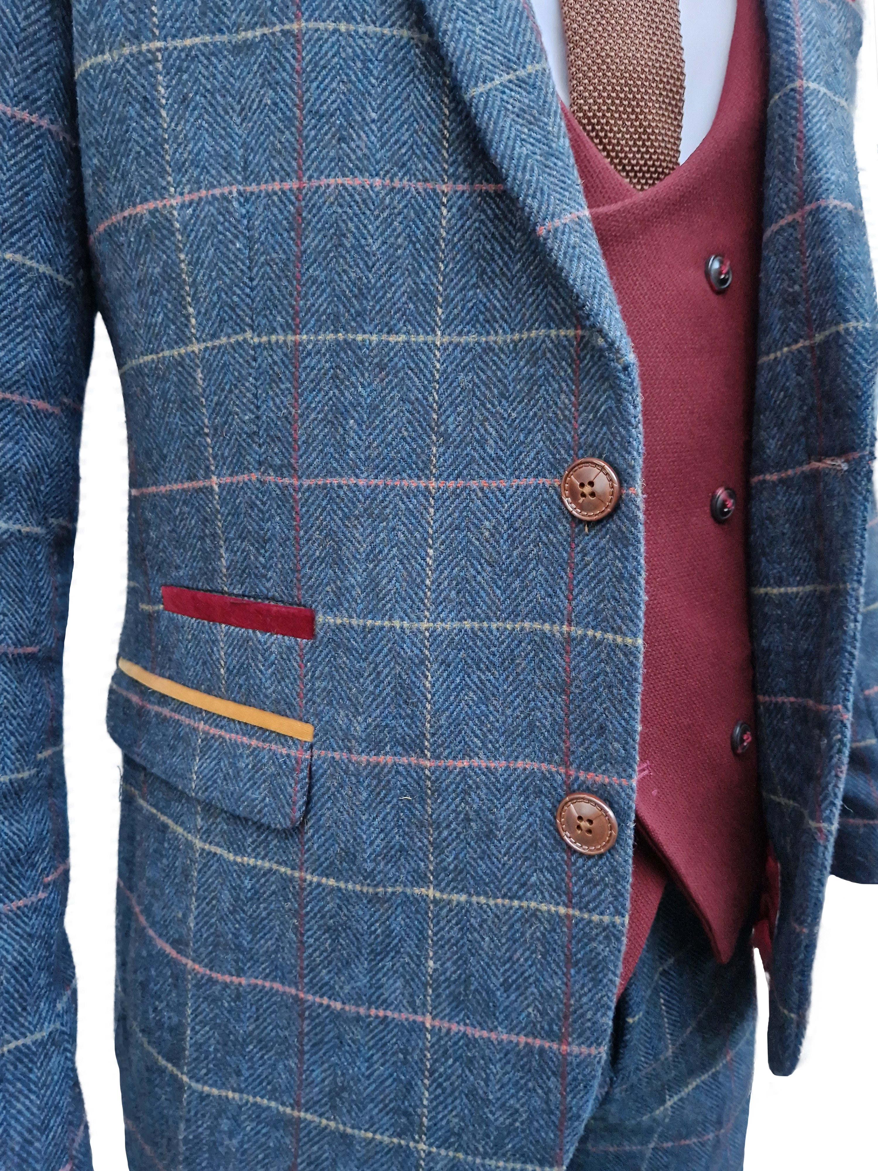 3-dielny pánsky oblek Tweed Eton - zmiešaj a kombinuj