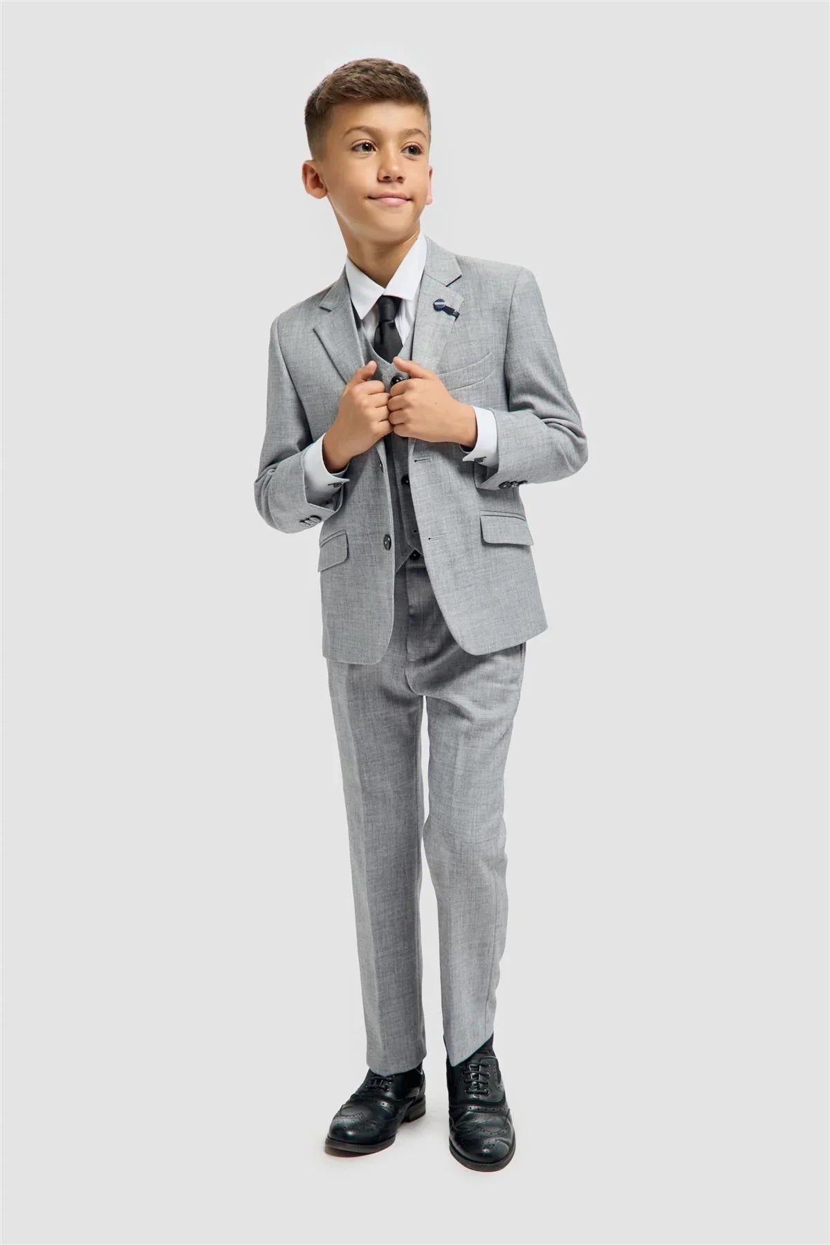 Trojdielny oblek pre deti – Malibu Grey