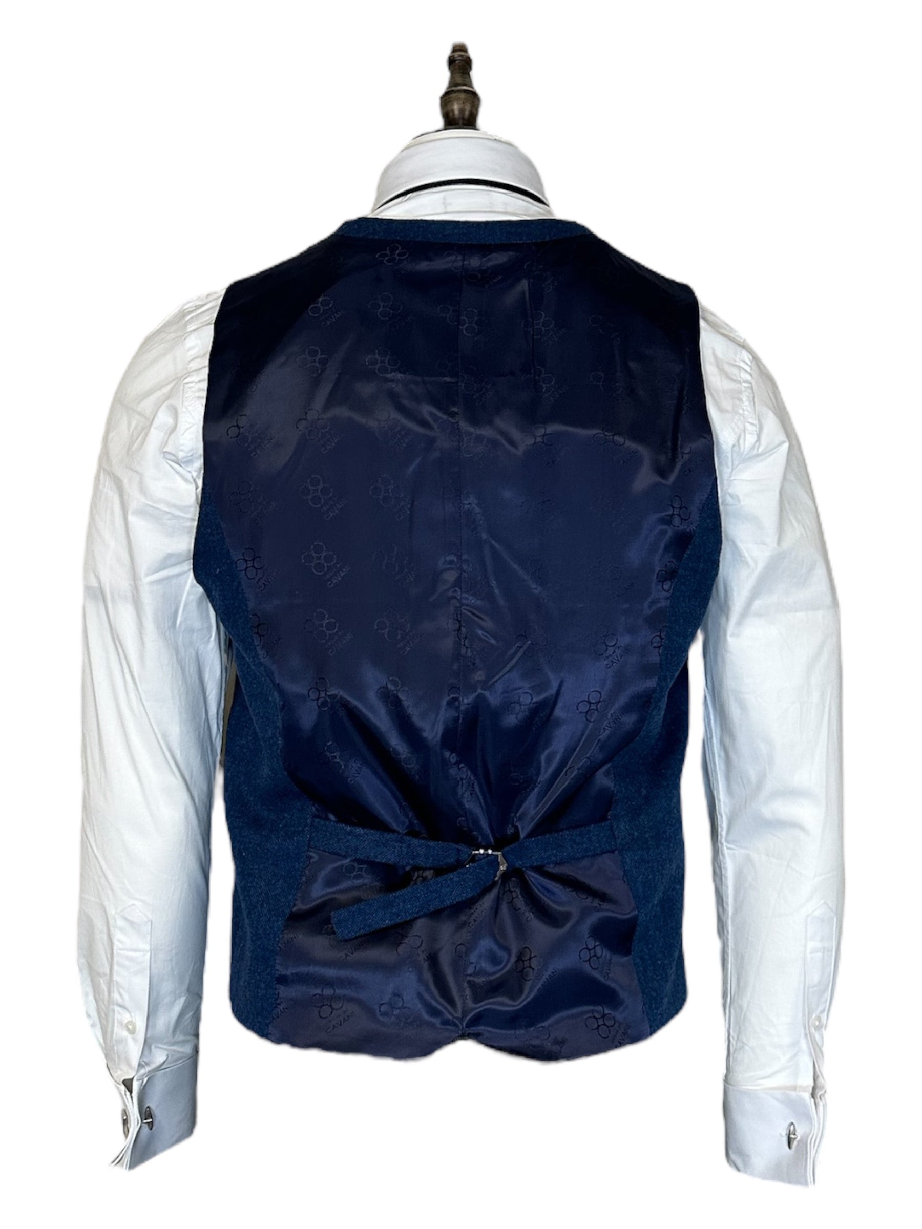 Cavani – Vesta tweed Orson modrá