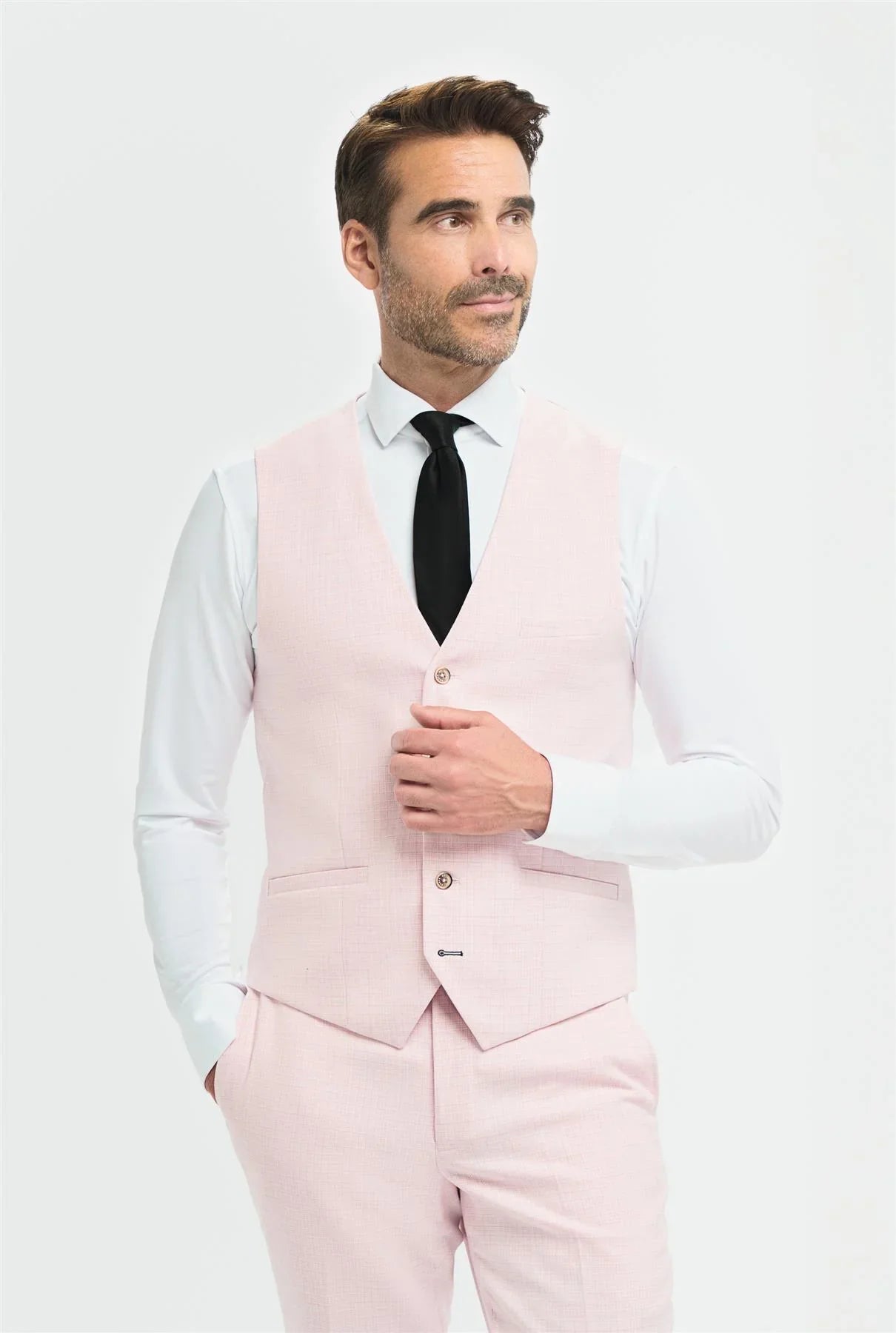 3-dielny pánsky oblek – Cavani Tropez Mauve