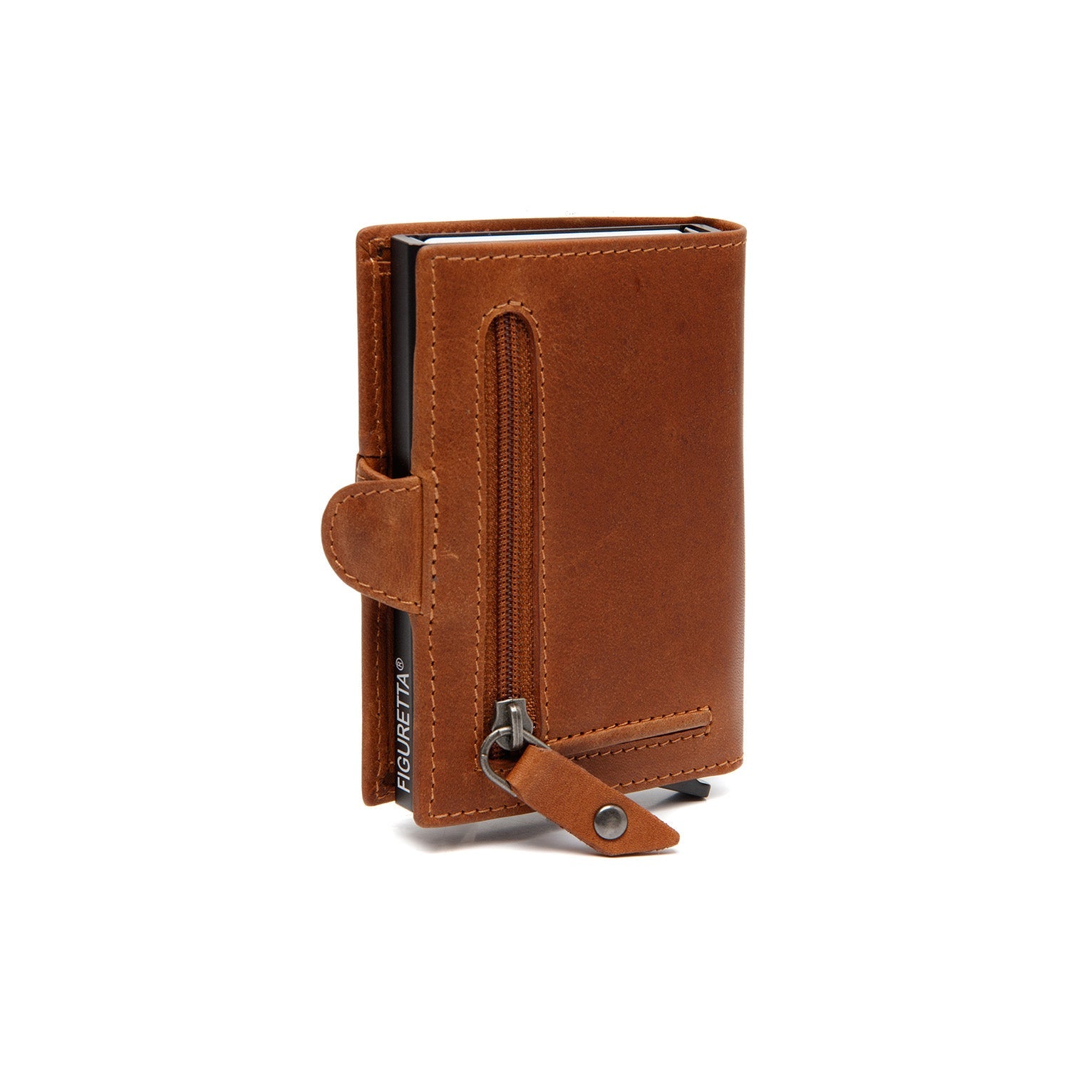 Kožený puzdro na karty - The Chesterfield Brand Lagos Kognac