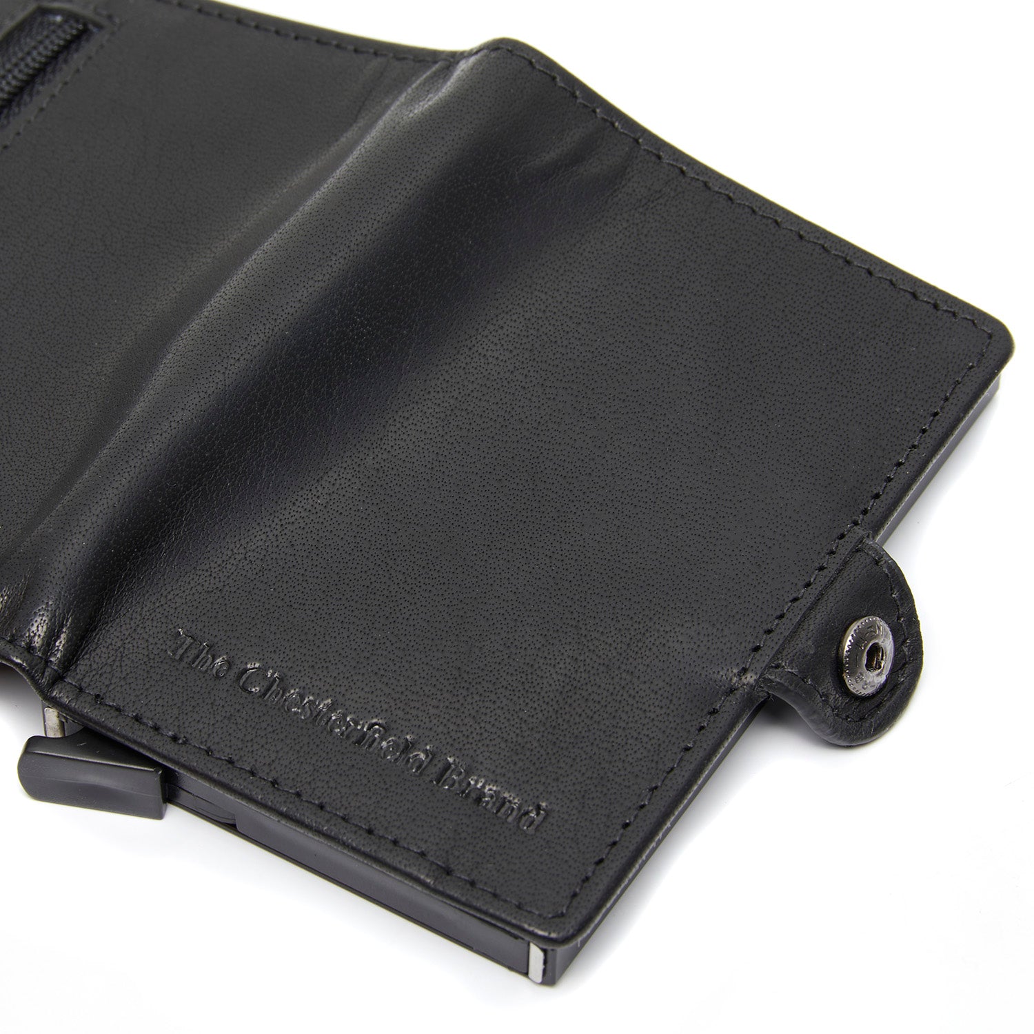Kožený puzdro na karty - The Chesterfield Brand Baldwin Čierna