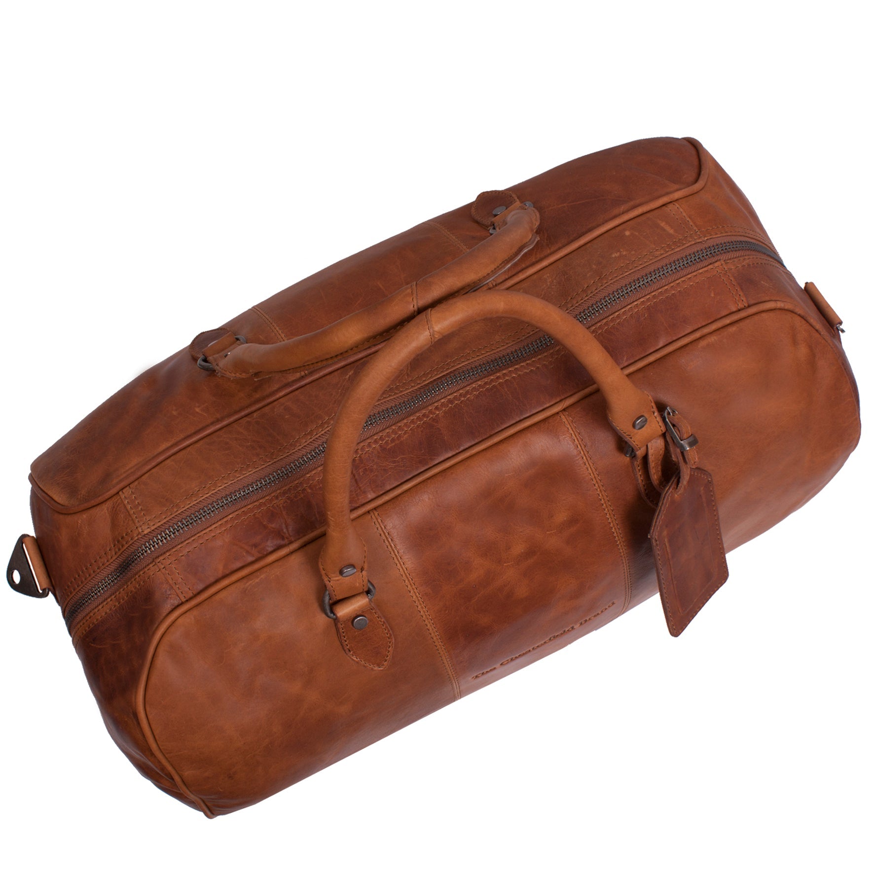 Kožená víkendová taška - The Chesterfield Brand Liam Cognac