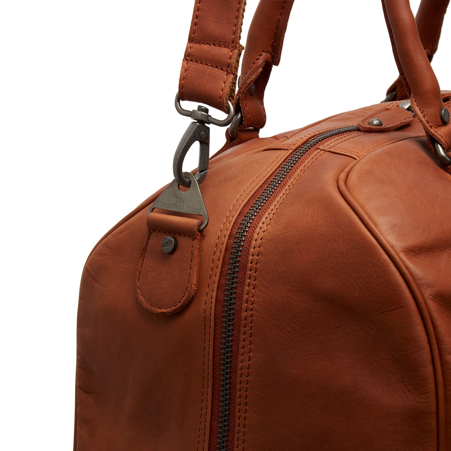 Kožená víkendová taška - The Chesterfield Brand Liam Cognac