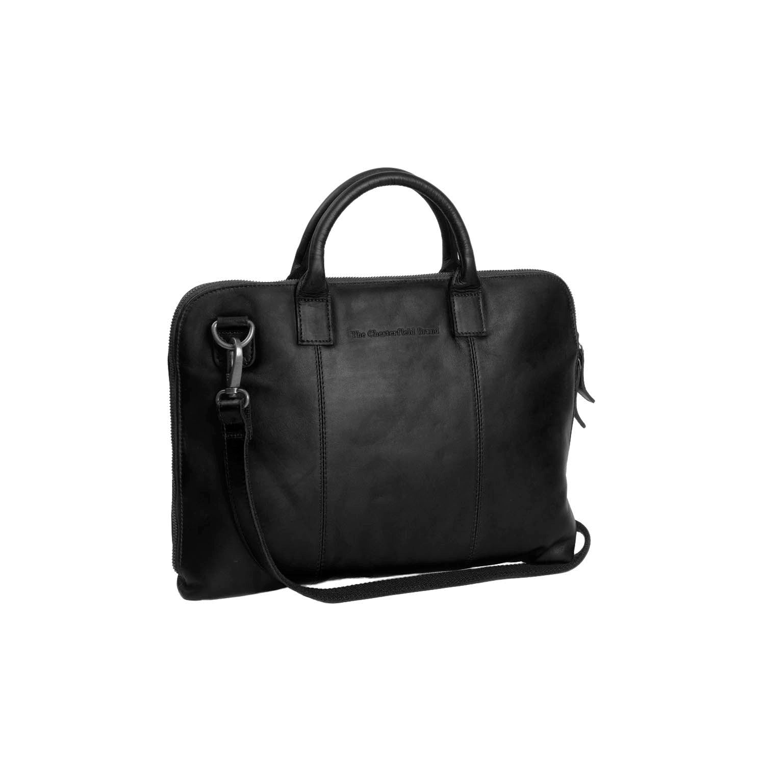 Kožená laptoptaska - The Chesterfield Brand Harvey čierna