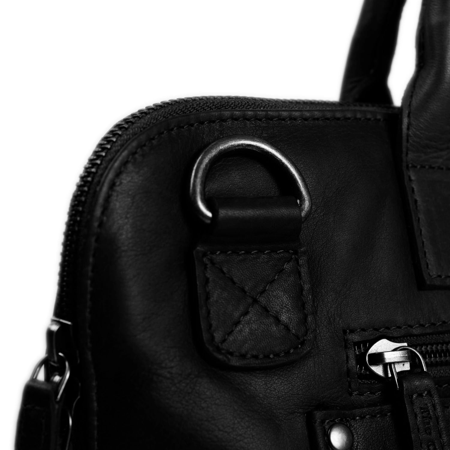 Kožená laptoptaska - The Chesterfield Brand Harvey čierna
