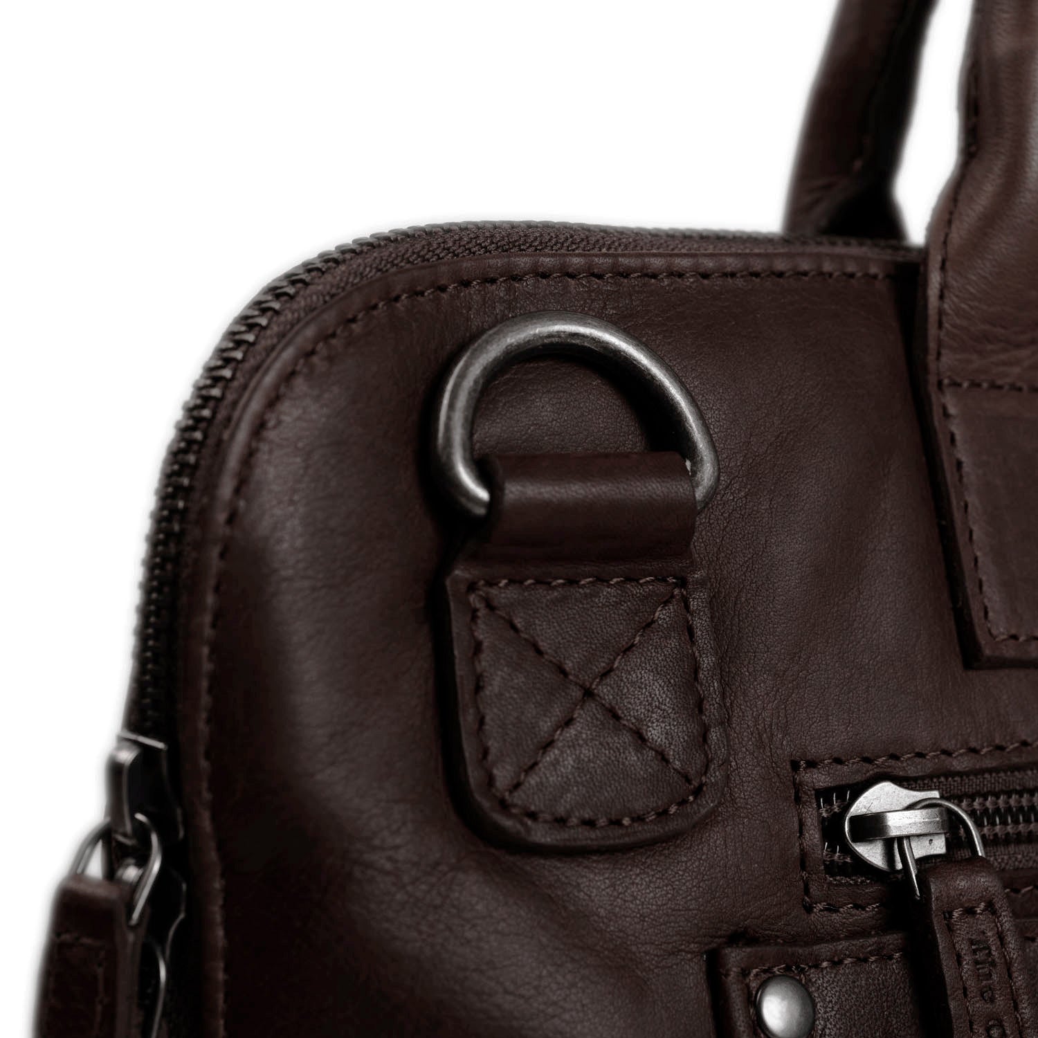 Kožená laptoptaska - The Chesterfield Brand Harvey Hnedá