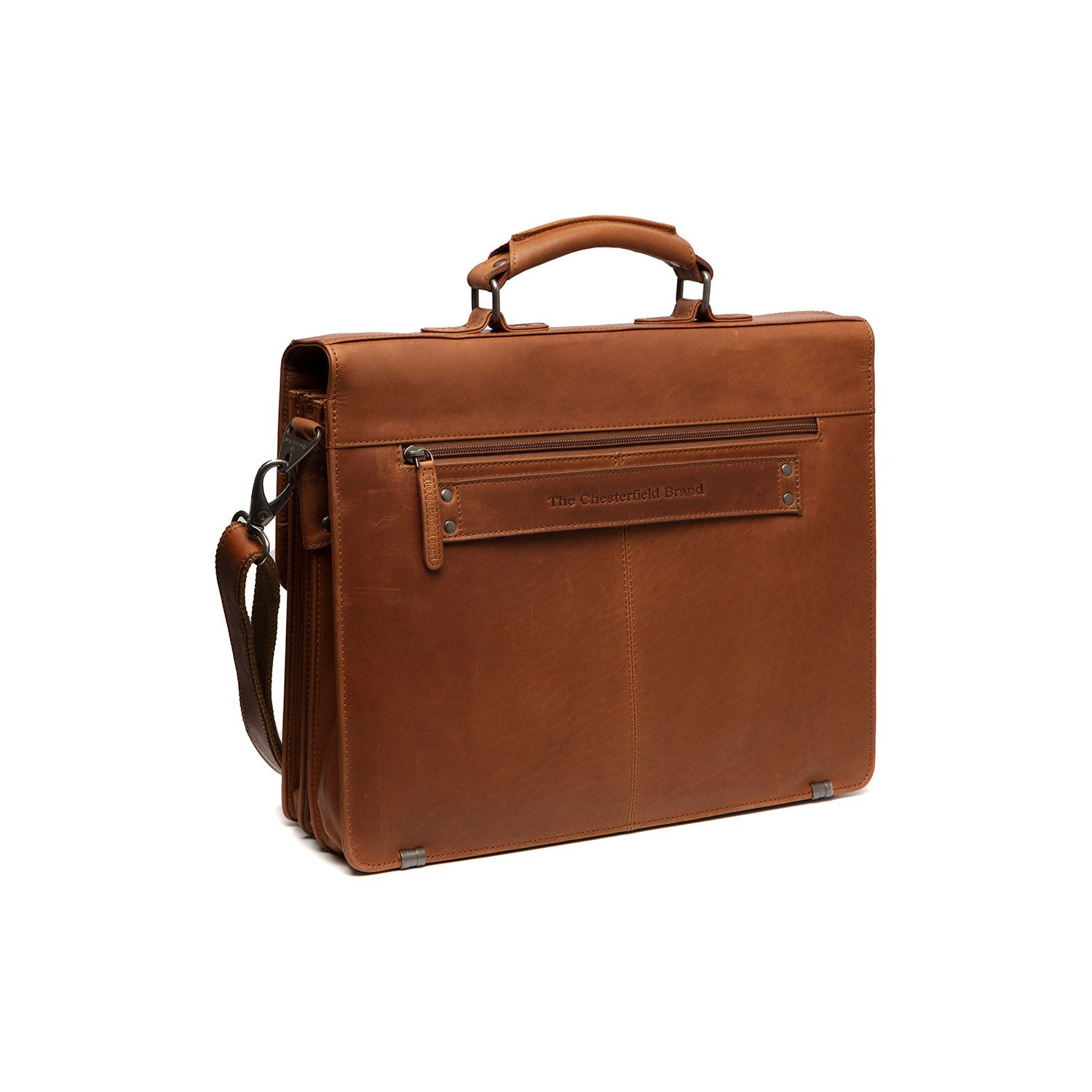 Kožená aktovka - The Chesterfield Brand Springfield Cognac