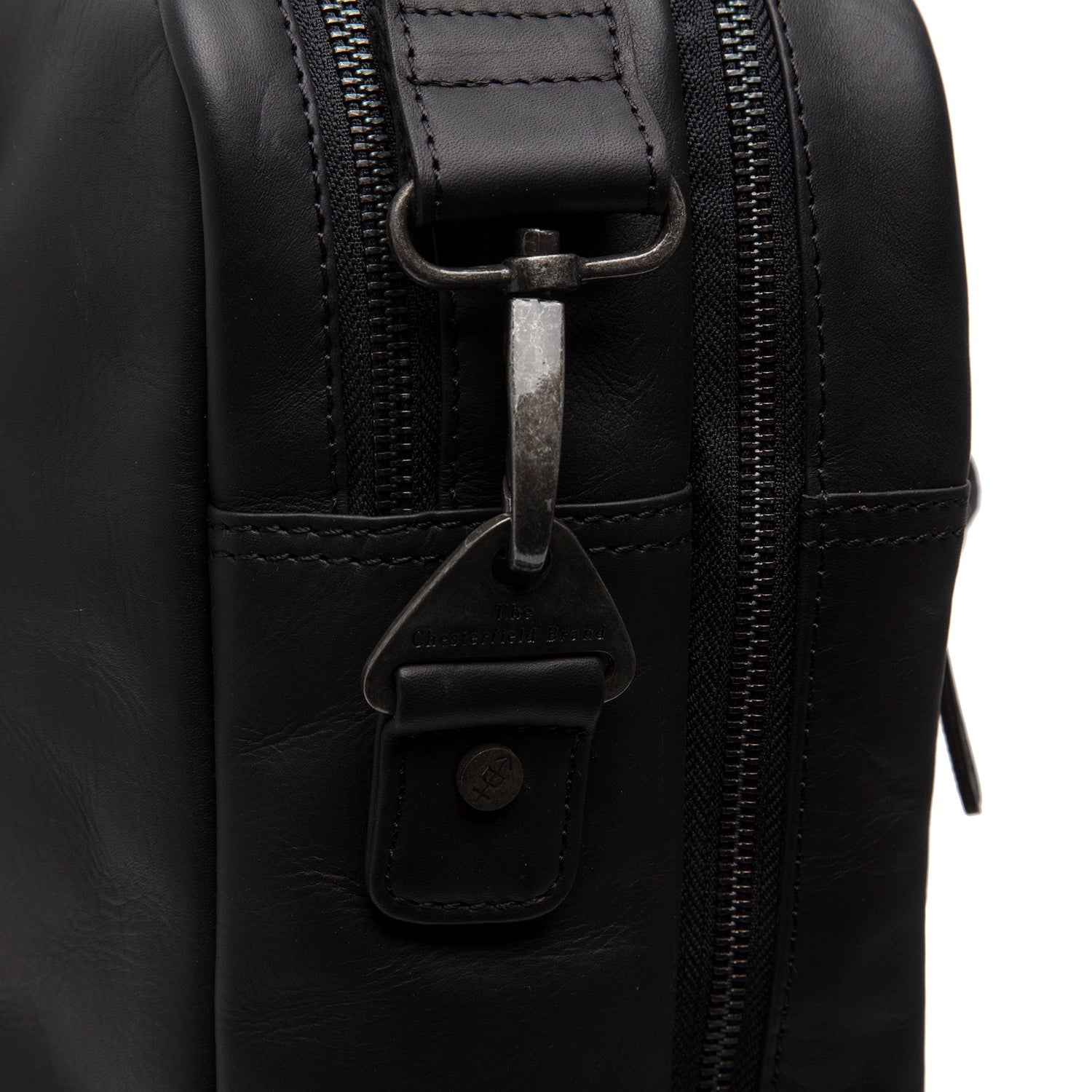Kožená laptoptaska - The Chesterfield Brand Boston čierna