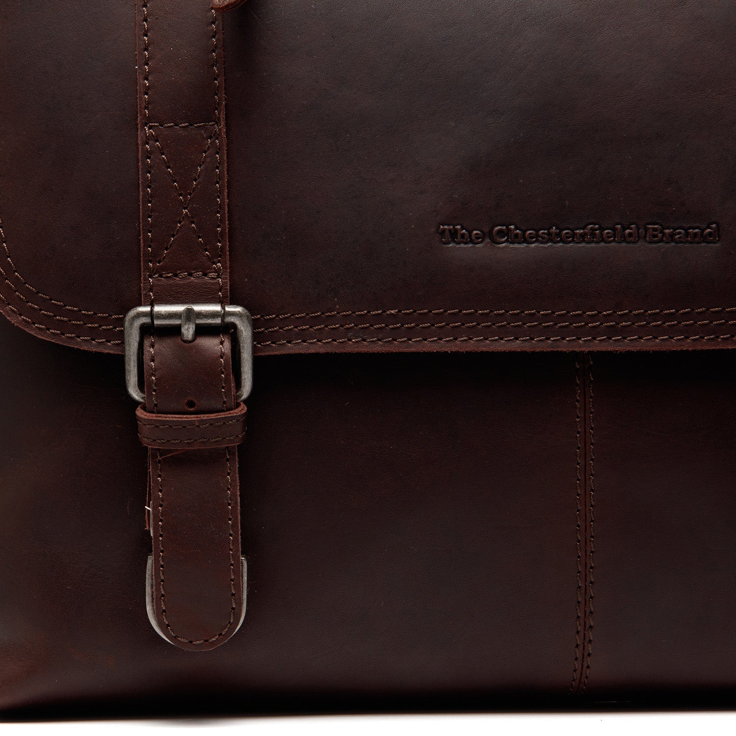 Kožená laptoptaska - The Chesterfield Brand Veneto hnedá