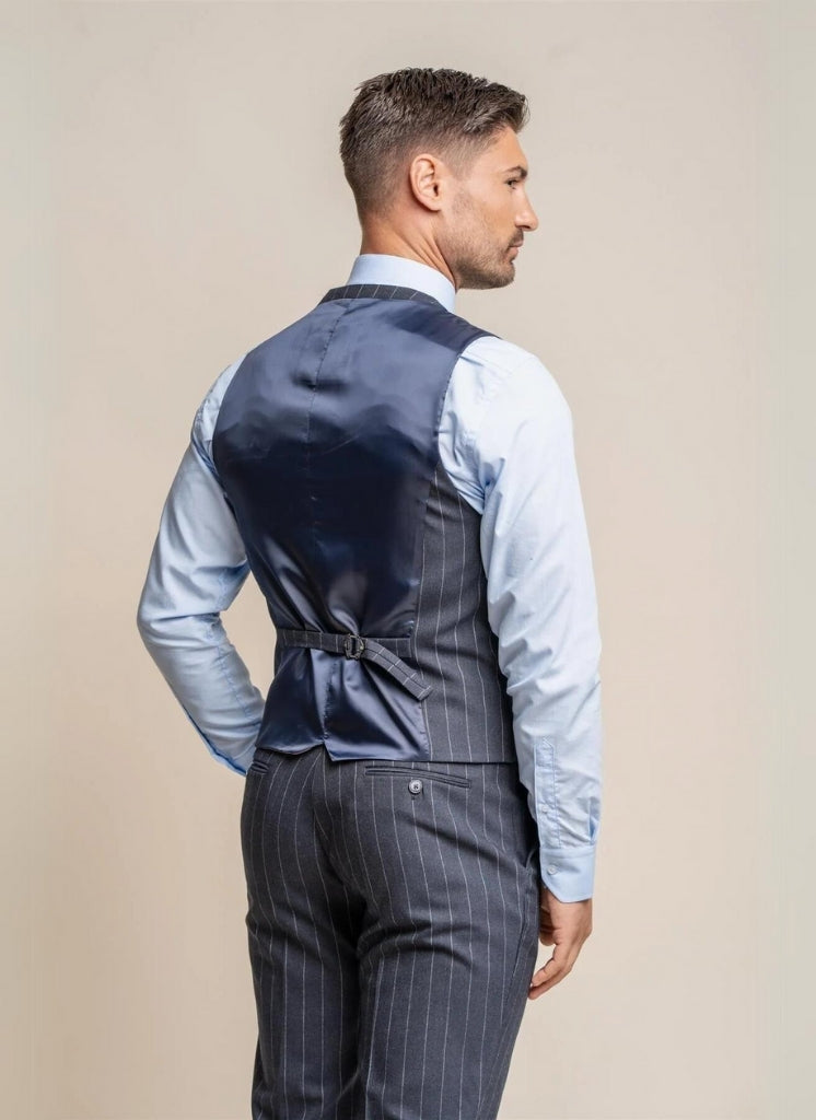 Cavani - Gilet Navy Blauw Invincible Suit