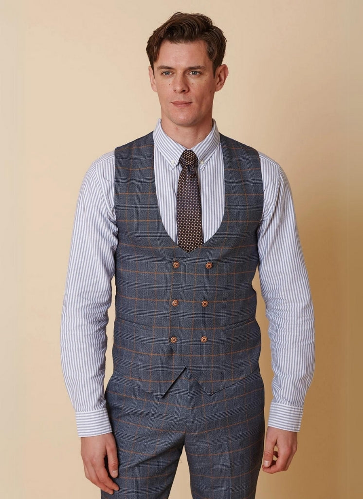 Marc Darcy - Gilet Jenson Sky Blue