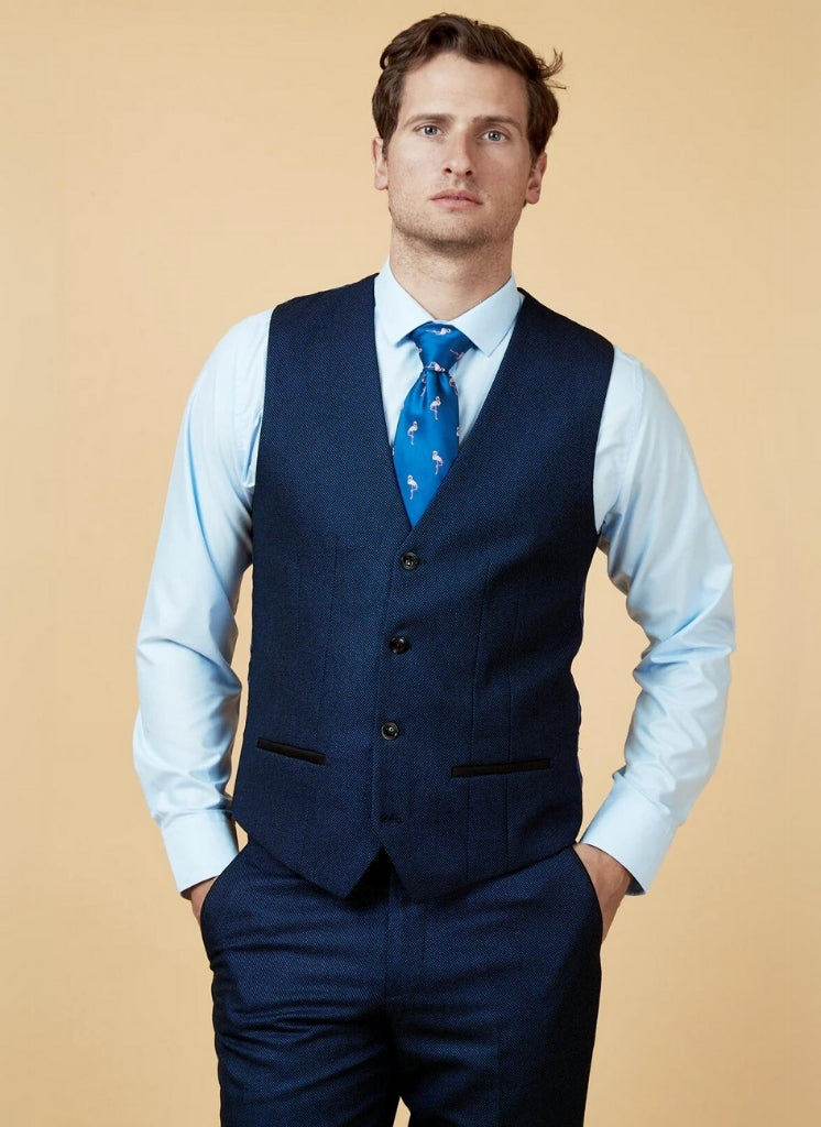 Marc Darcy - Gilet Navy Blue Callum