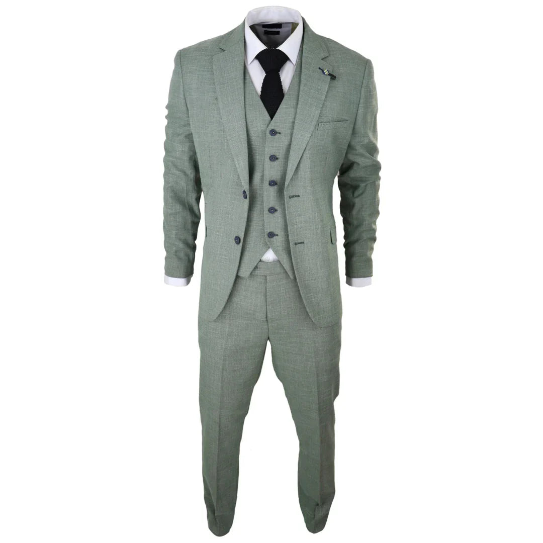 Trojdielny oblek Cavani Sage slim fit suit 5