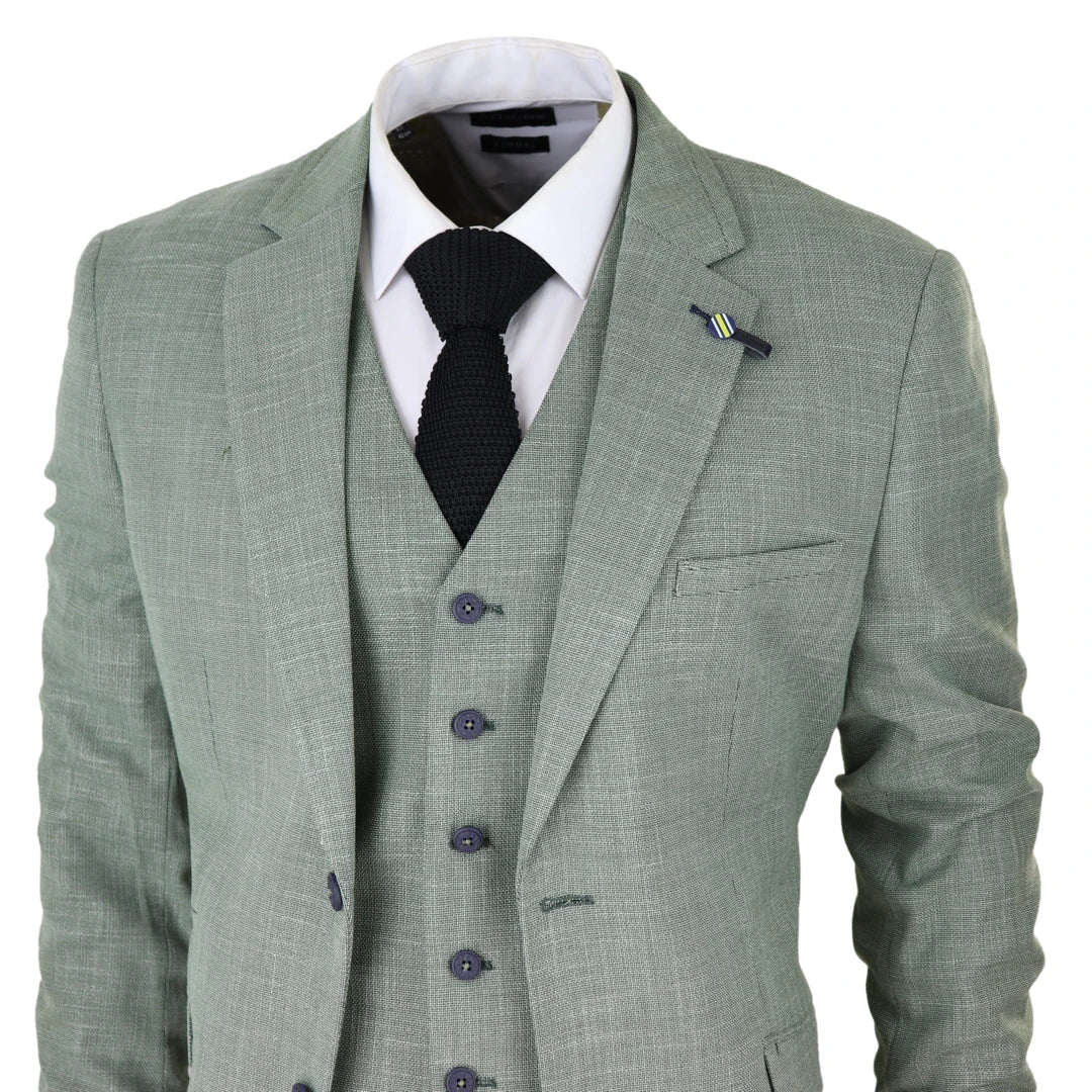 Trojdielny oblek Cavani Sage slim fit suit 6