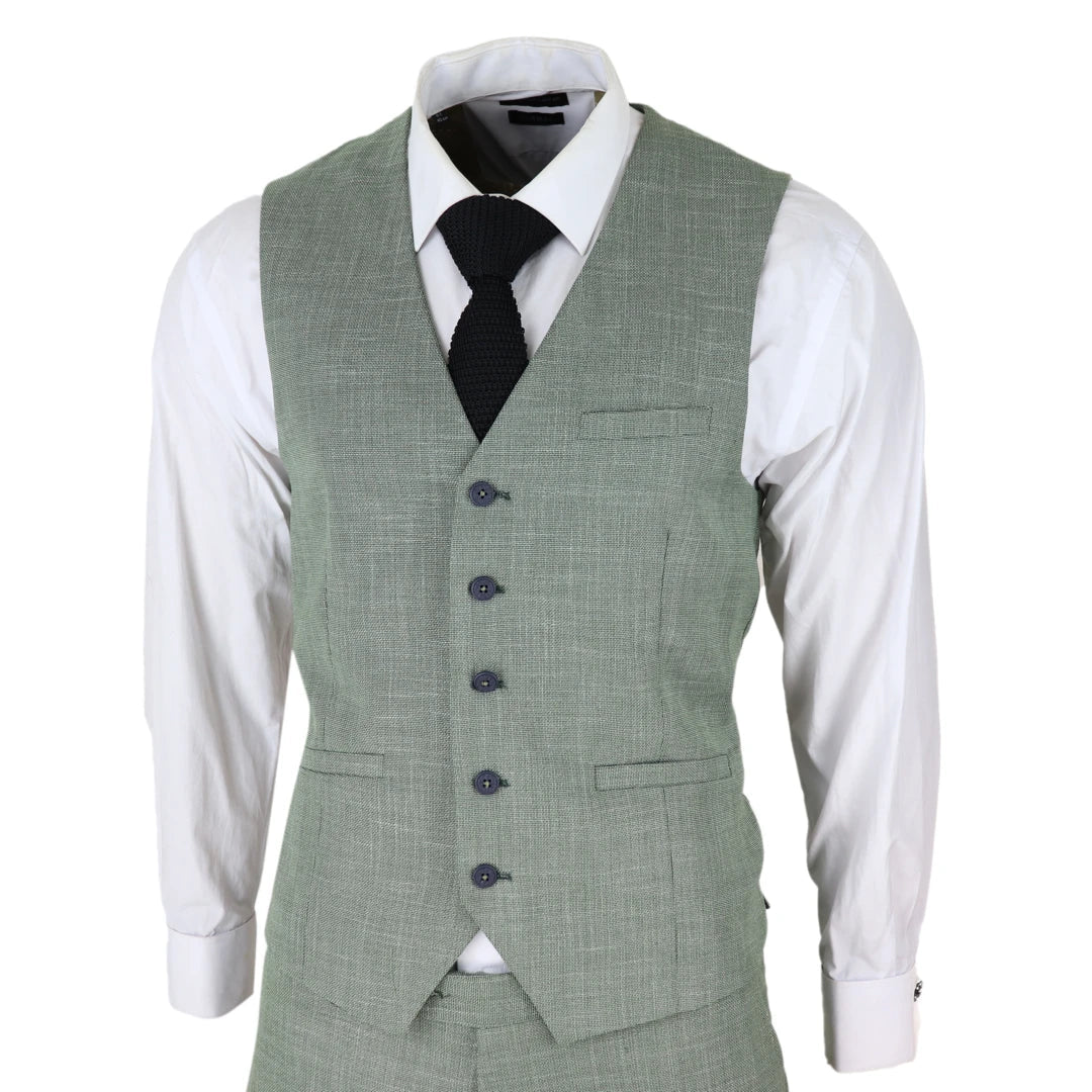 Trojdielny oblek Cavani Sage slim fit suit 7