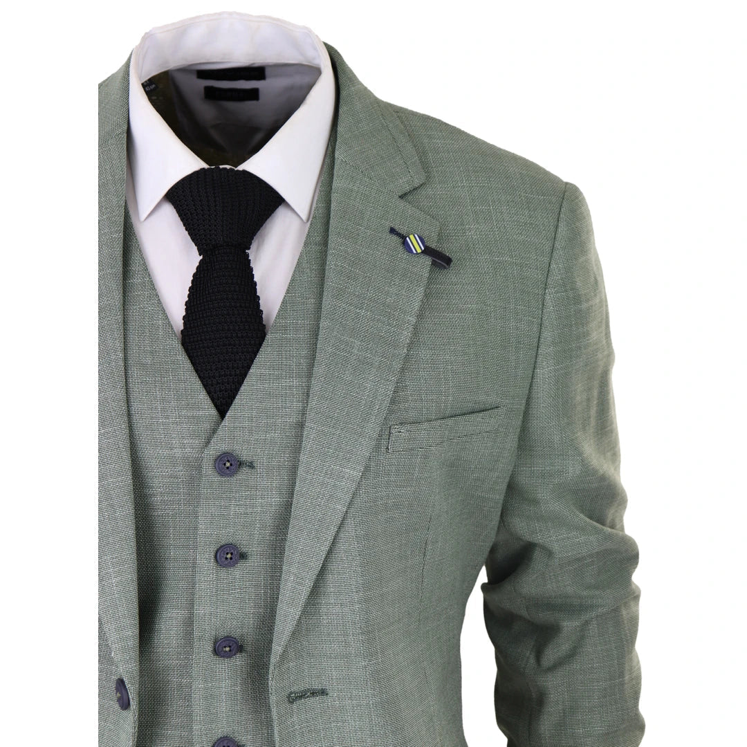 Trojdielny oblek Cavani Sage slim fit suit 8