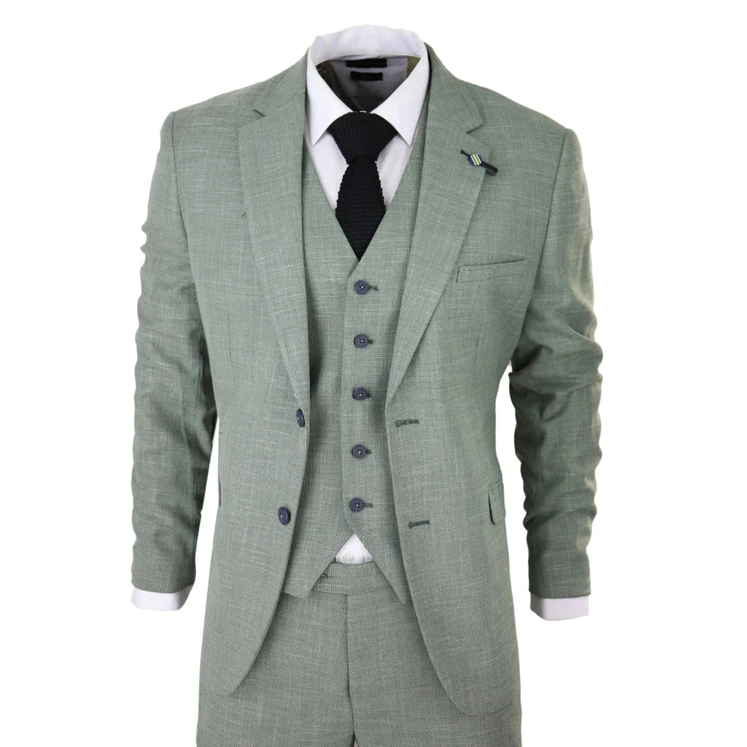 Trojdielny oblek Cavani Sage slim fit suit 3