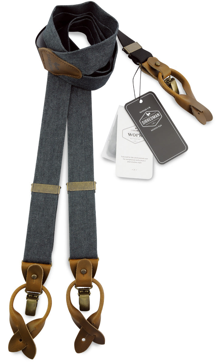 Traky Gentleman's – čierny denim