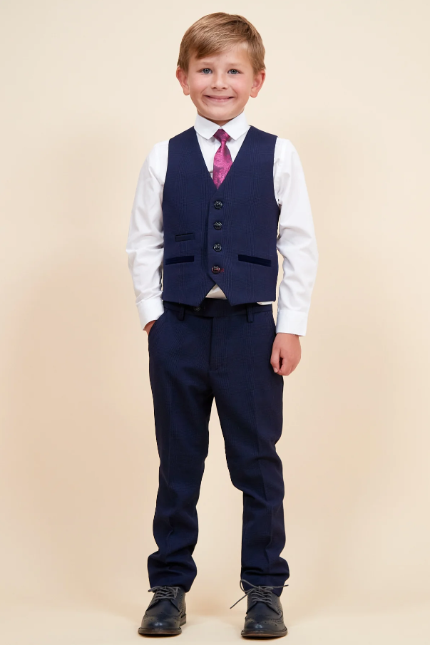 Trojdielny oblek pre deti – Bromley Navy
