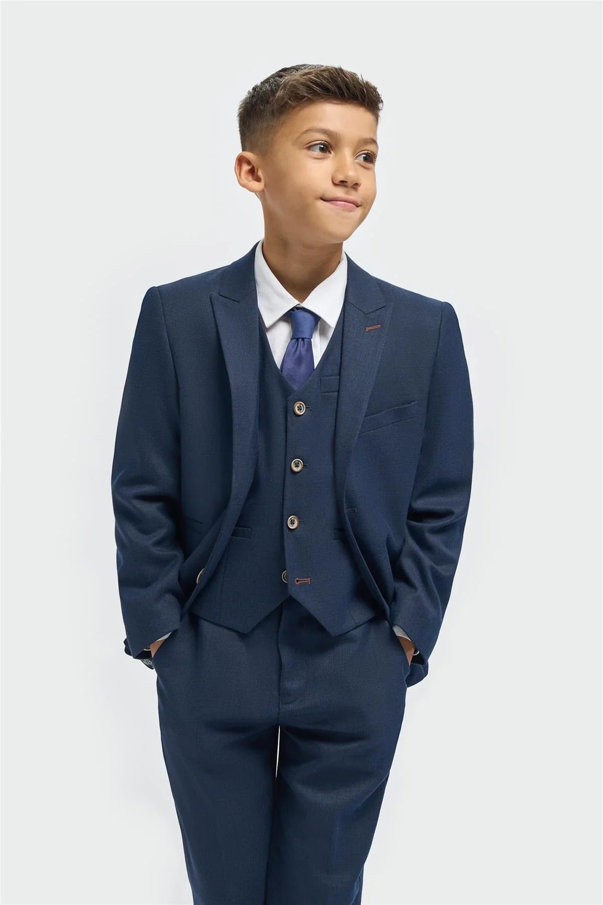 Trojdielny oblek pre deti – Tropez Navy