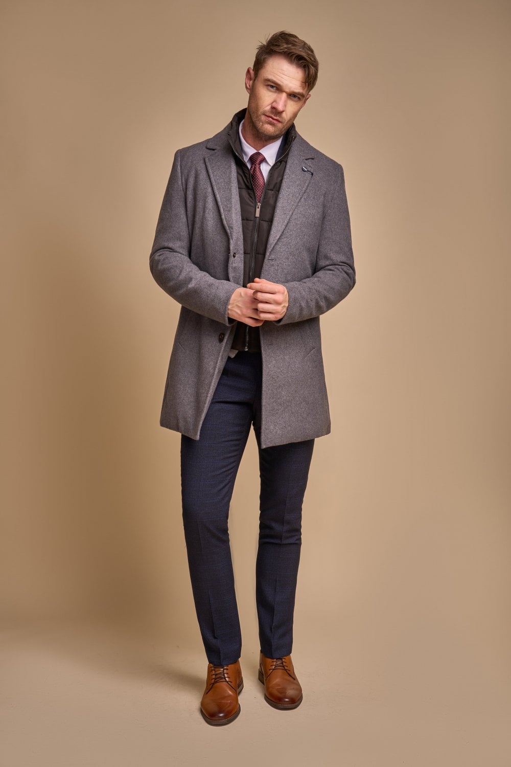 Cavani Sanford kabát - Sivá