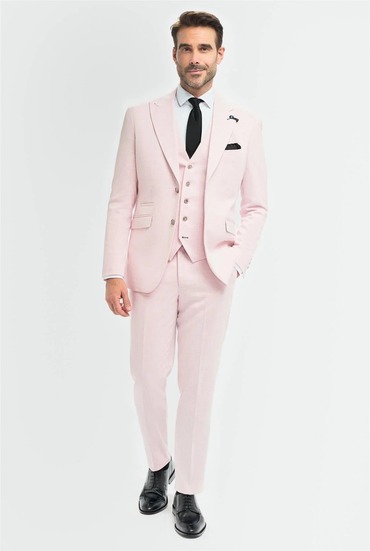 3-dielny pánsky oblek – Cavani Tropez Mauve