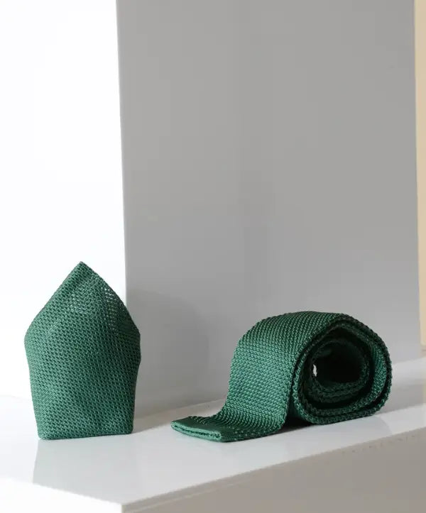 Kravata Marc Darcy Olive Green Knitted - pletený motýlik