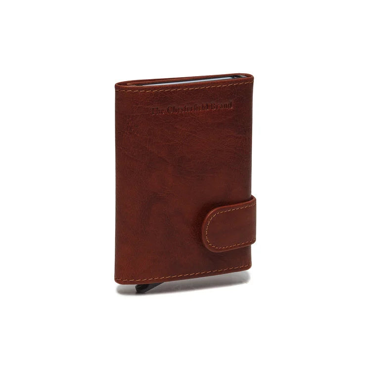 Kožený puzdro na karty - The Chesterfield Brand Mannheim Kognac