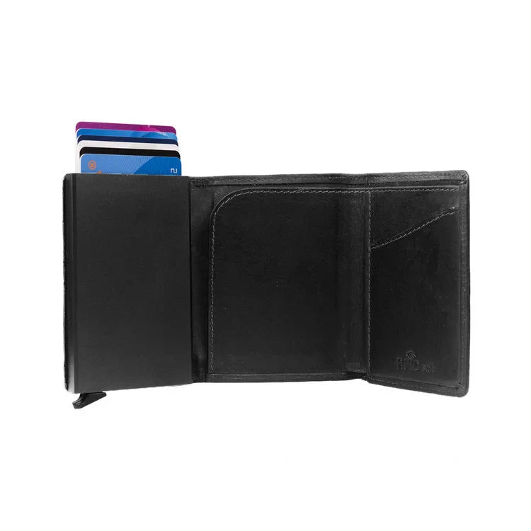 Kožený puzdro na karty - The Chesterfield Brand Palma Čierna
