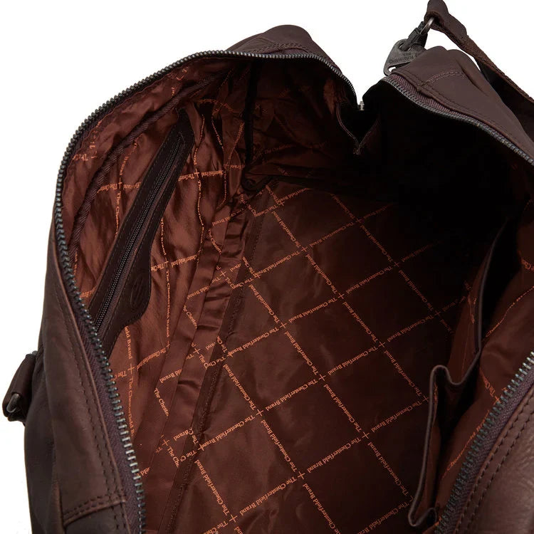 Kožená víkendová taška - The Chesterfield Brand Melbourne Hnedá