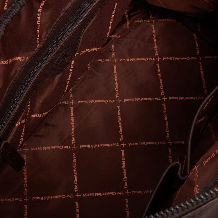 Kožená víkendová taška - The Chesterfield Brand Perth hnedá