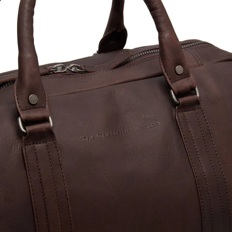 Kožená víkendová taška - The Chesterfield Brand Perth hnedá