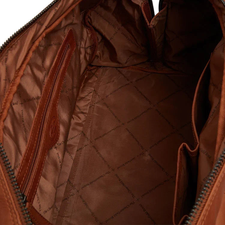 Kožená víkendová taška - The Chesterfield Brand Melbourne Koňak