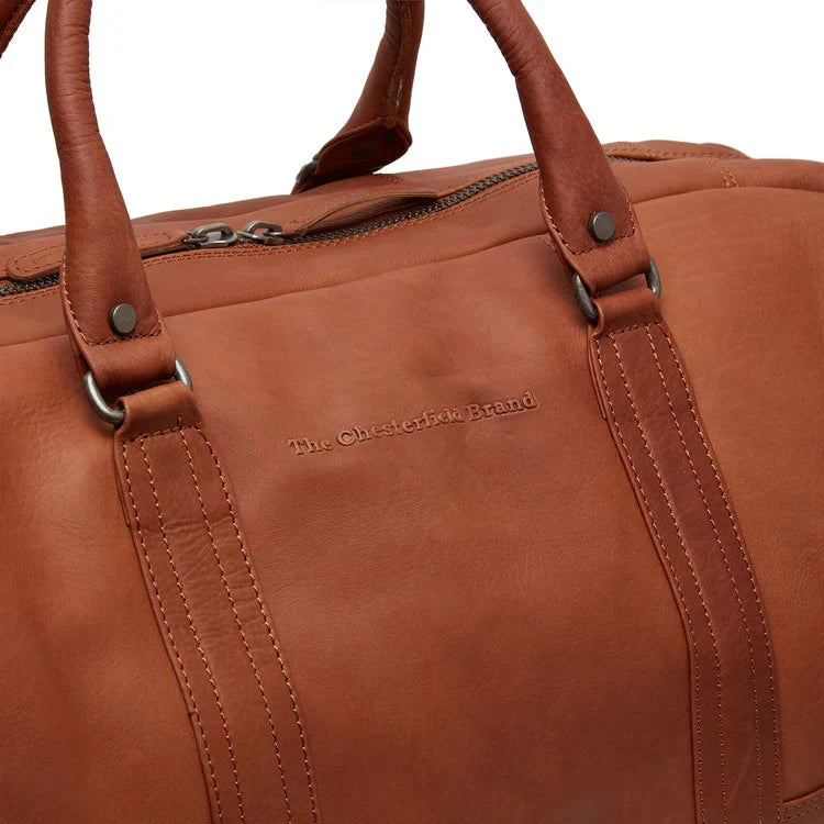 Kožená víkendová taška - The Chesterfield Brand Melbourne Koňak