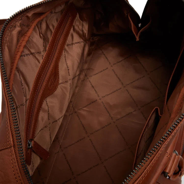 Kožená víkendová taška - The Chesterfield Brand Perth kognaková