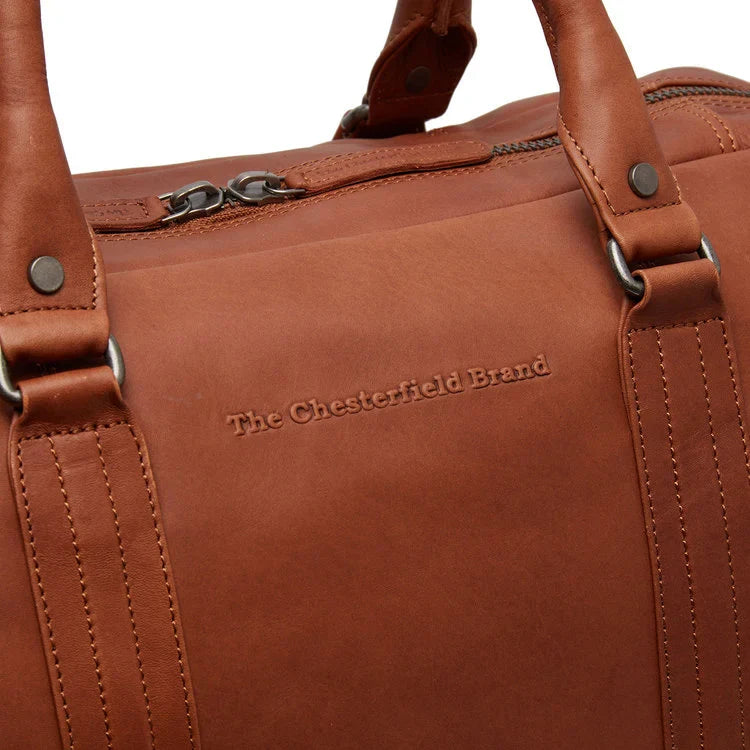 Kožená víkendová taška - The Chesterfield Brand Perth kognaková