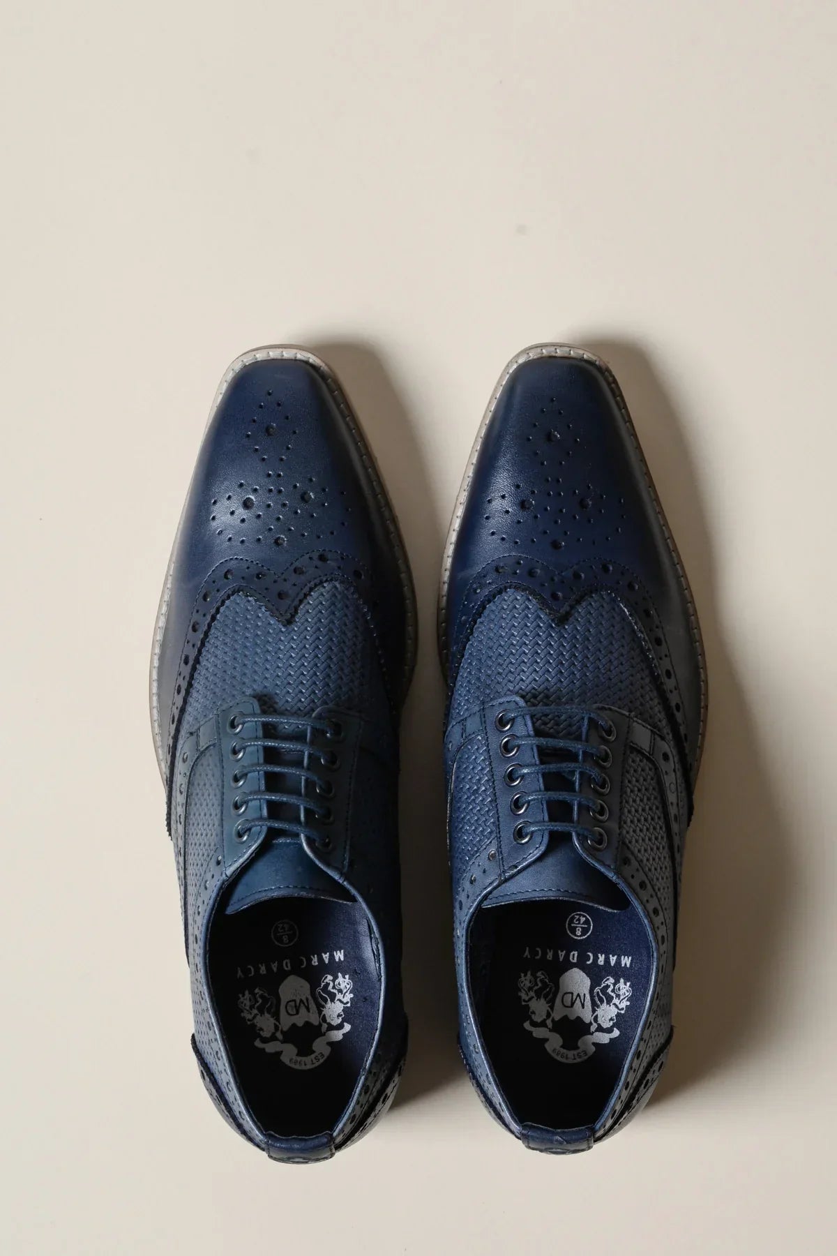 Námornícke kožené topánky, Marc Darcy Brandon - Wingtip brogue