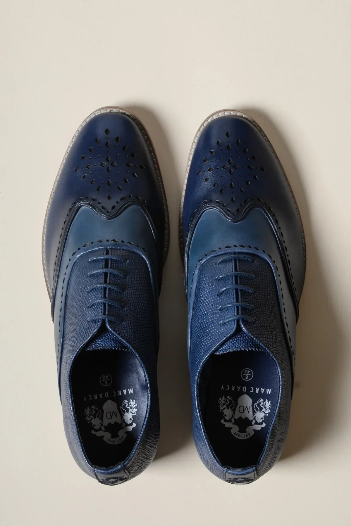 Námornícke kožené topánky, Marc Darcy Ryan - Wingtip brogue