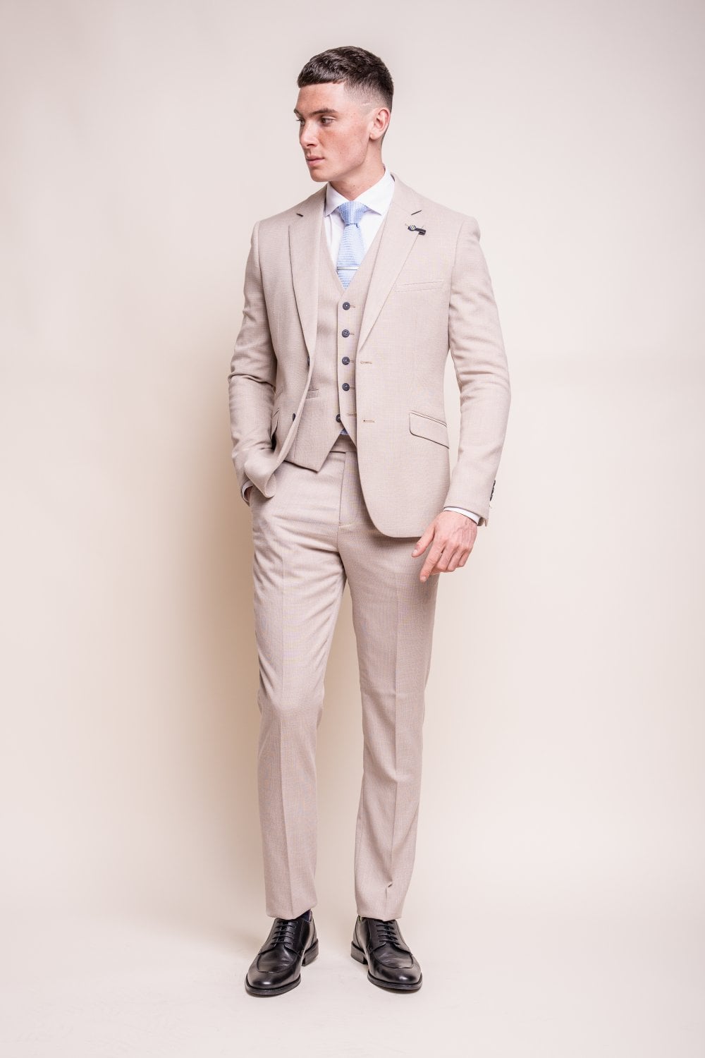 Trojdílny oblek - Cavani Miami Beige